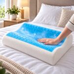 Cool Nuage Ondulé – Oreiller Ergonomique à Mémoire de Forme avec Gel Rafraîchissant