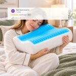 Cool Nuage Ondulé – Oreiller Ergonomique à Mémoire de Forme avec Gel Rafraîchissant – Image 3