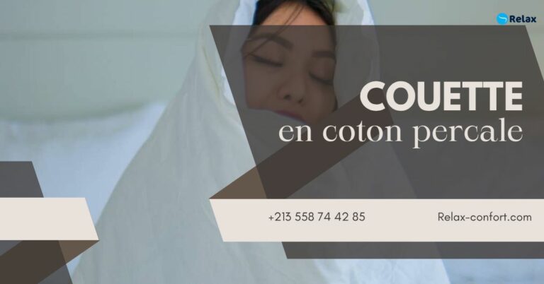 Découvrez nos Couettes en Coton Percale de Qualité Supérieure – Un Nuage de Douceur pour Vos Nuits