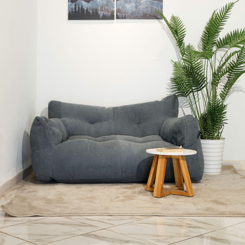Pouf Relax Confort - Lounge Duo - Gris