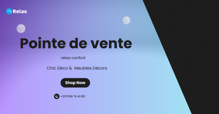 Découvrez nos modèles Relax Confort chez Chic Déco et L’AVENUE – Akid Lotfi