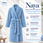 NAYA – Sortie de Bain Premium 100 % Coton – Image 2
